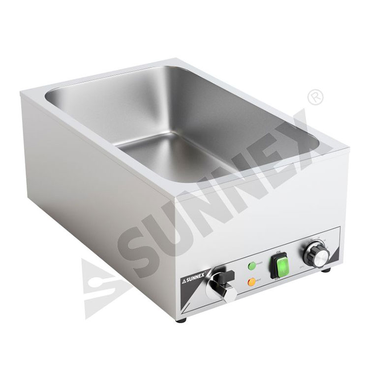 Kaupallinen buffetruoanlämmitin Bain Marie